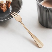 어퍼테이블 커트러리 디저트용 포크, 골드, 1개