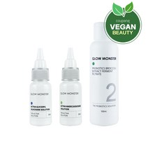 글로우몬스터 액티바 글리세릴글루코사이드 솔루션 원액 30ml + 액티바 마데카소사이드 시카 솔루션 원액 30ml + 프로바이오틱스 브로콜리 발효 추출물 원액 100ml 세트, 1세트