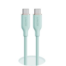 앤커 플로우 USB C to C타입 PD 고속충전 케이블 100W PPS호환, 90cm, 민트 그린, 1개