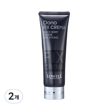 로웰인터내셔널 도노 픽스 크레마 헤어왁스, 120ml, 2개