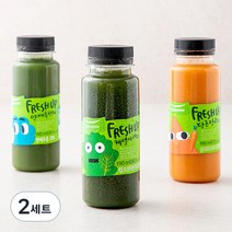 풀무원 프레시업 주스 케셀아세라 190ml + 양배추천해 190ml + 당근망고지 190ml 세트, 2세트