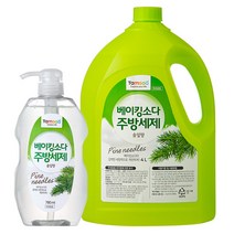 탐사 베이킹소다 주방세제 4L+780ml 세트, 4.78L, 1세트