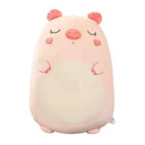 네이처타임즈 동글 캐릭터 인형 돼지, 핑크, 60cm
