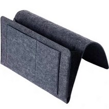 길그리 소파 침대 리모컨 펠트 수납 포켓, 차콜, 1개