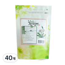 우리들 흰민들레차 티백, 1g, 40개