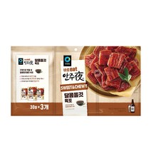 청정원 바로 eat 안주야 달콤쫄깃 육포, 90g, 1개입