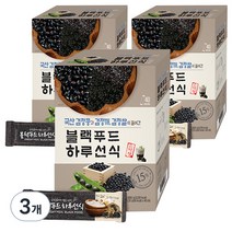 엄마사랑 스틱형 블랙푸드 하루선식 가루, 3개, 800g
