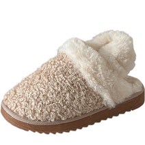 여성용 에드리 뽀글이 슬리퍼 C18_3777