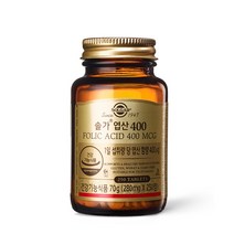 솔가 엽산 400 250정, 1개, 70g