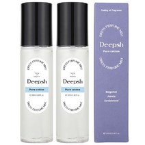 딥쉬 니치 퍼퓸 섬유향수 100ml, 2개, 퓨어코튼
