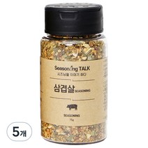 시즈닝톡 삼겹살 시즈닝, 5개, 75g
