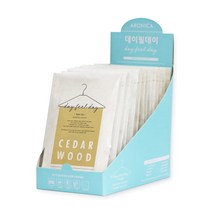 데이필데이 샤쉐 옷장방향제 시더우드 + 물음표고리, 18g, 15개