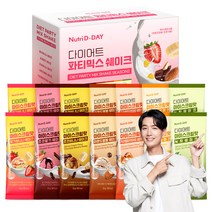 뉴트리디데이 다이어트 쉐이크 파티믹스 7종 x 2p 세트 350g, 1세트