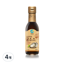 대상 청정원 프리미엄 굴 소스, 260g, 4개