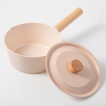 탐사 IH인덕션 우드핸들 편수 냄비, 18cm, 모나코핑크, 1개