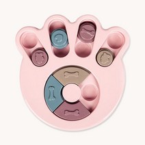 리스펫 강아지 노즈워크 장난감 퍼즐 발바닥 23 x 23 cm, 핑크, 1개