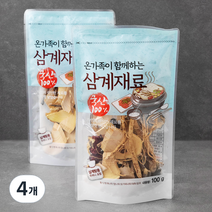 산들 온가족이 함께하는 삼계재료, 100g, 4개