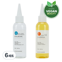 글로우몬스터 프리미엄 카렌듈라 추출물 100ml + 3Kda 올리고 히알루론산 2% 원액 100ml, 6세트