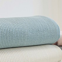 속까지 순면 60수 목화솜 침대패드, 민트