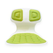 팬물산 픽스 바디체어 자세보정 의자, 그린