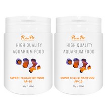로라펫 슈퍼 프리미엄 해수어 전용사료, 50g, 2개