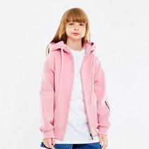 고스트리퍼블릭 아동용 오버핏 세로 자수 주니어 후드집업 JHZ-J255