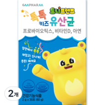 지엠팜 트니프렌즈 톡톡키즈 유산균 30p, 2개, 60g