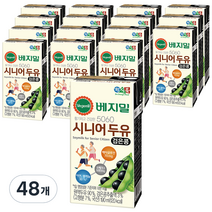 베지밀 5060 시니어두유, 190ml, 48개