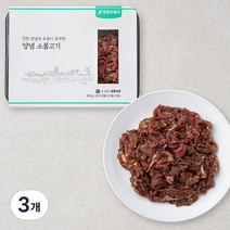 양념 소불고기 (냉장), 500g, 3개
