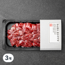 남도화우 한우 암소 2등급 국거리용 (냉장), 300g, 3개