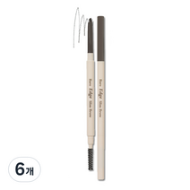 에뛰드 베어 엣지 슬림 브로우 0.1g, 6개, 03 그레이브라운