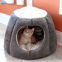 딩동펫 반려동물 고양이 푸딩하우스, 그레이
