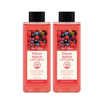 더허브샵 디퓨저 리필오일 2p, 레드프룻, 2개, 200ml
