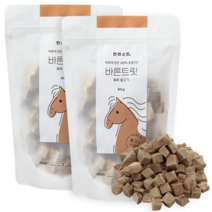 반려소반 바른트릿 강아지 간식, 2개, 말고기