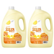피죤 섬유유연제 옐로우미모사 본품, 3.1L, 2개