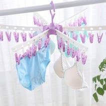 더자카 회전 상들리에 건조대, 퍼플, 1개