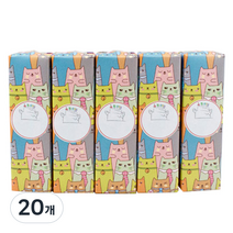 유치원 생일선물용 어린이치약 + 포장지 + 스티커 랜덤 발송, 90g, 20개