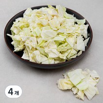국내산 샐러드용 사각썰기 양배추, 1kg, 4개