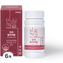안국건강 간에 좋은 안국 밀크씨슬, 60정, 48g, 6개