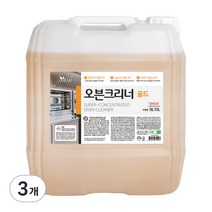 코코즈 오븐크리너 골드, 18.75L, 3개