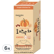 다하다 호박팥차, 1.5g, 40개입, 6개