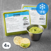 아보카도 퓨레 (냉동), 250g, 4개