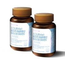 퍼펙토 시그니처 4 in 1 콜라겐 히알루론산 엘라스틴 비타민C 30g, 60정, 2개