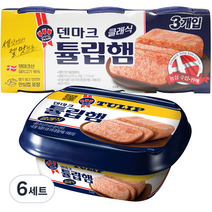 농심 덴마크 튤립 햄 클래식, 600g, 6세트