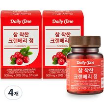 데일리원 참 착한 크랜베리 정 15g, 4개