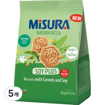 미주라 소이아 프로틴 비스켓, 120g, 5개