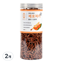 제로랩스 강아지 제로 져키 1kg, 2개, 황태 + 단호박 혼합맛
