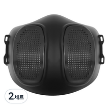 쓰리스타 리오투 마스크 블랙 + 필터 100p, 2세트, BLACK