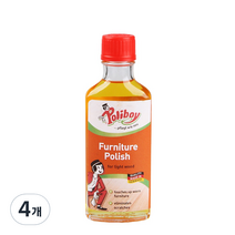 폴리보이 퍼니쳐 폴리시 라이트 광택크리너, 100ml, 4개