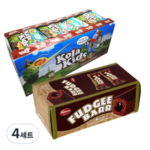 윈윈푸드 코라 키즈 초콜릿맛 18g x 24p + 퍼지바 초코맛 42g x 12p 세트, 4세트